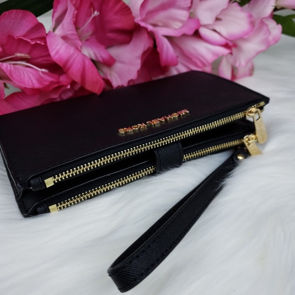 🌺NWT Michael Kors double zip wristlet wallet MK - Picture 5 of 8